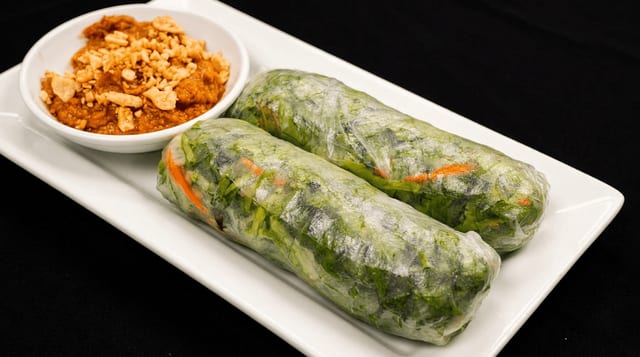 Tofu Spring Rolls.